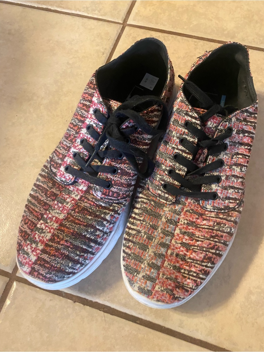 Vans Multicolor Knit Lace-Up Sneakers